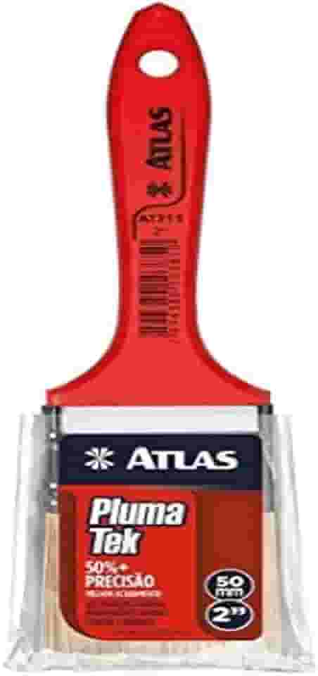 Atlas - Trincha Média de 2" de Cerdas Sintéticas com Tecnologia Plumatek de Fios Formato Estrelado