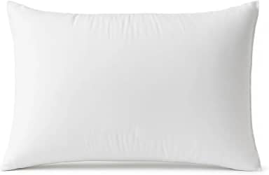 Travesseiro Premium Branco 68×43 cm para Dormir – Conforto Macio, Altura Ajustável (Enchimento em Flocos de Espuma)