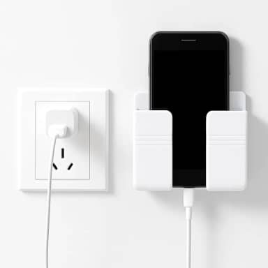 Suporte de Parede para Celular e Controle Remoto – Adesivo Forte, Instalação Sem Furo, Multiuso e Prático