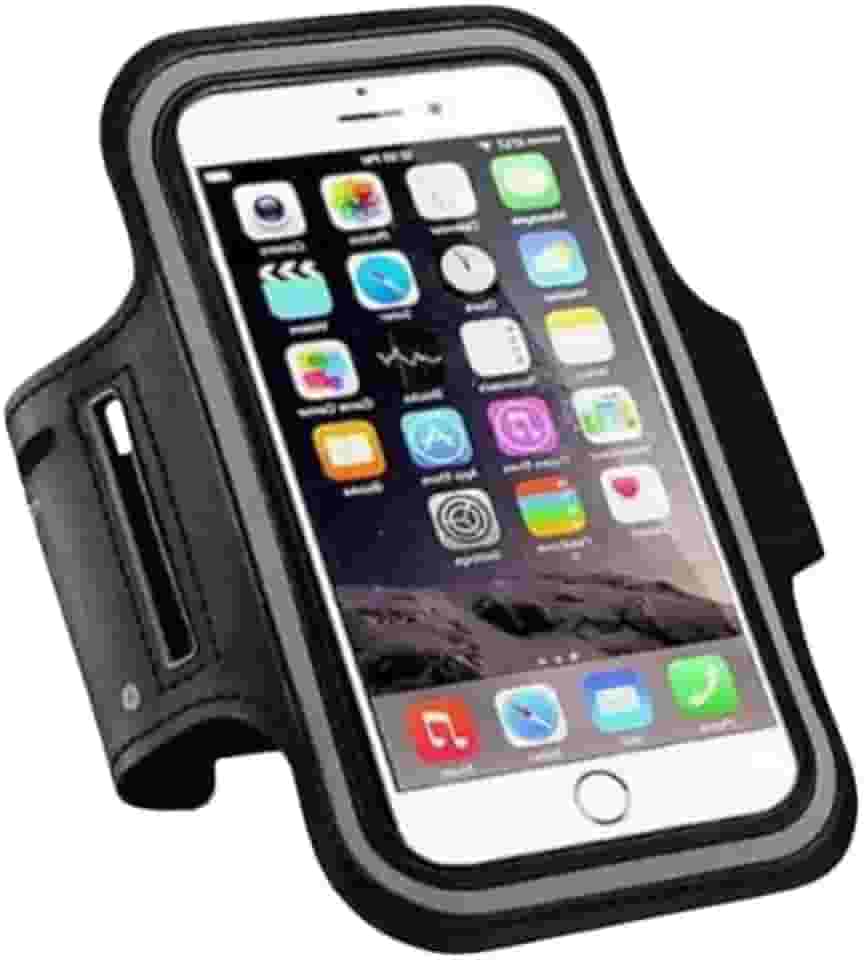 Capa de Braço para Celular 6.3 polegadas| Ideal para Corrida e Esportes (Azul Escuro)