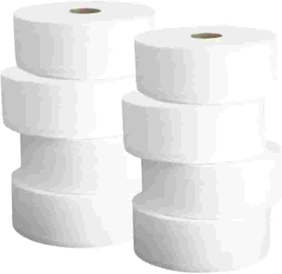 Papel Higienico Rolão Institucional Com 08 Rolos Branco Macio 100% Celulose