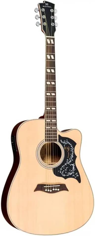VIOLÃO ELÉTRICO MICHAEL GALAXY FOLK COM CUTAWAY VM925DTC ST