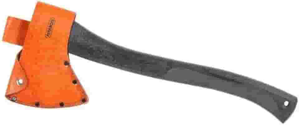 Machado Escoteiro Profissional Cabo Sintético 50cm com Bainha de Couro Legítimo para Camping