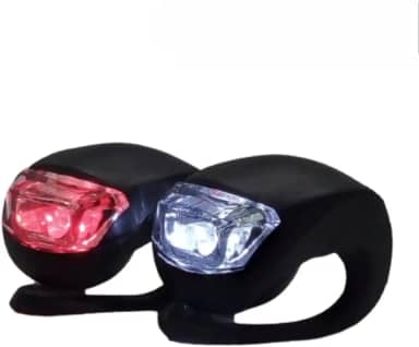 Kit Lanterna Para Bicicleta Dianteiro E Traseiro - Sinalizador De SegurançA Para Bike - Farol Frontal E Luz Traseira