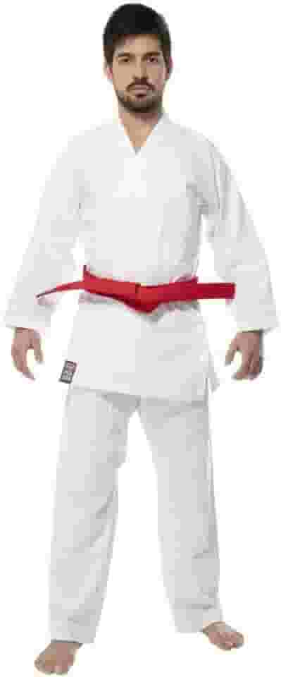 13164 Kimono Haganah Karate Reforçado Branco Adulto Hkk