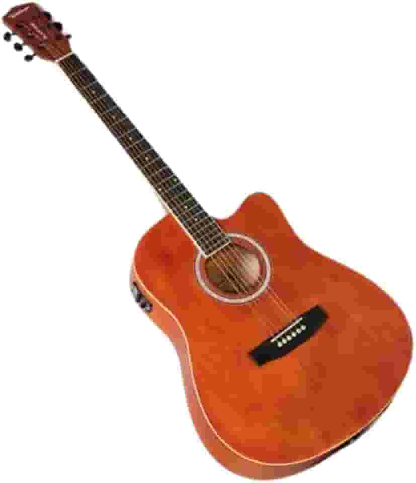 Violão Eletro-Acústico Waldman Tampo Sólido DCEX-1141 Natural Aço Com Bag