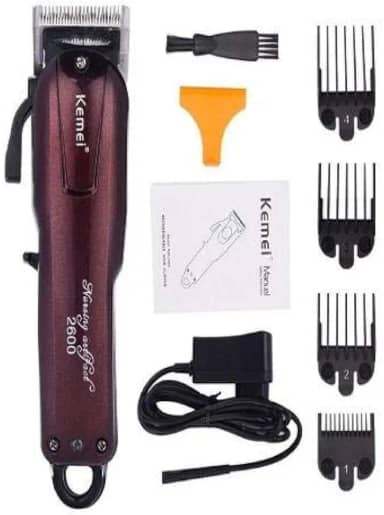 Máquina De Corte Sem Fio - Kemei Cordless - Bivolt Km2600