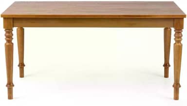 Mesa de Jantar 6 Lugares Madeira Maciça 160cm Amarílis Artemobili Mel