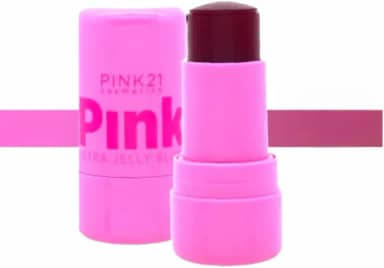 Blush em Bastão Ultra Jelly Stick Pink 21 Make Up Natural (Cor 03)