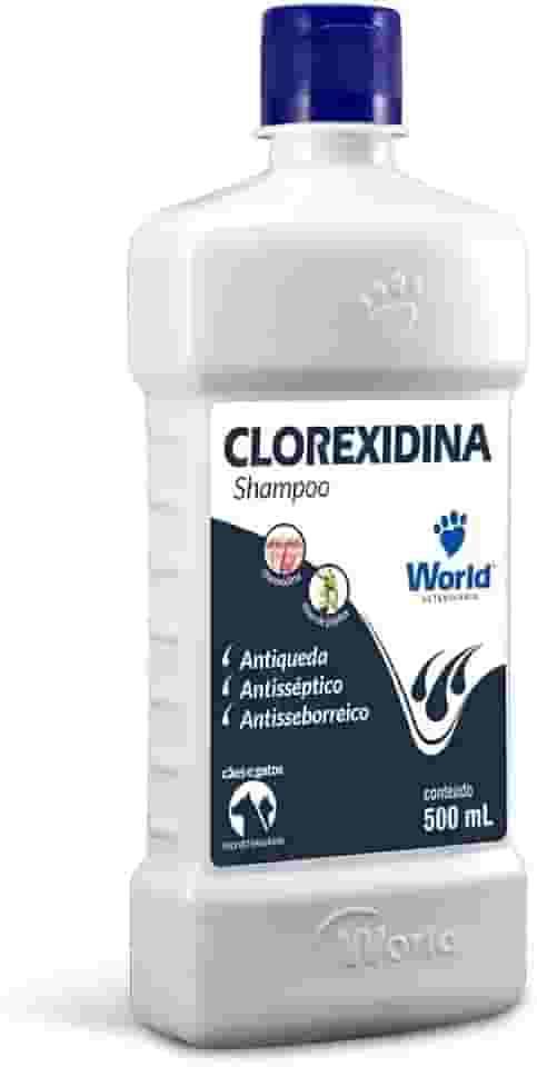 Shampoo Para Cães e Gatos Clorexidina 500 ml Tratamento Dermatológico, Dermatites.