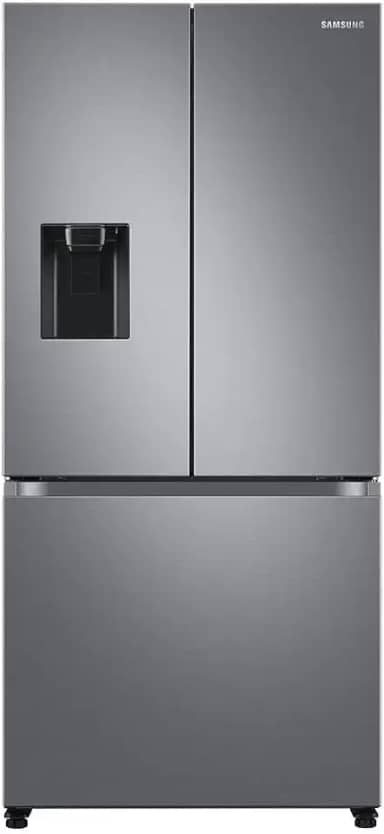 Geladeira Samsung RF49A Inverter Frost Free 3 Portas com Dispenser de Água 470L Inox Look 220V