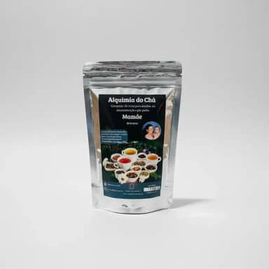 Chá Mamãe, Blend de Ervas Naturais para Infusão, Camomila, Capim-cidró, Endro, Funcho e Melissa, 80g, Natural, Pós-parto e Amamentação