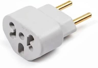 Adaptador de Tomada Universal 10A e 20A Benjamin Padrão Novo e Antigo Bivolt