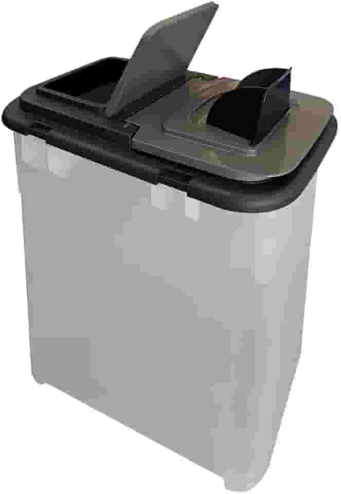 15 Kg Pote Racao Pet Com Pá Medidora(Transparente)