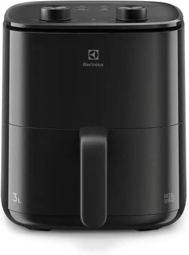 Air Fryer Electrolux por Rita Lobo 3L Preta Efficient c/Desligamento Automático 1200W (EAF05) 220V