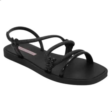 Sandália Feminina Ipanema Solar Brilha Com Glitter Sand