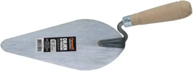 Famastil Colher de Pedreiro Famastil – 7' – Canto redondo – Aço forjado – Cabo de madeira