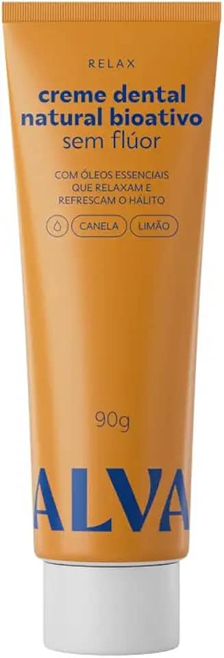 Alva Personal Care Pasta De Dentes Natural Alva Com Bioativo Relax 90G - Limão E Canela