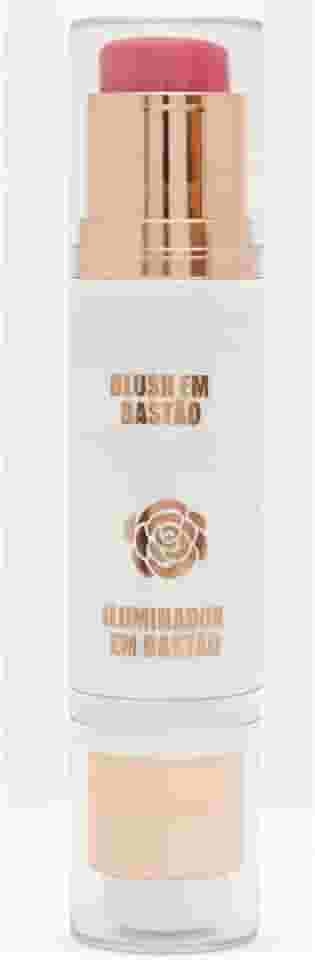 Blush e Iluminador em Bastão SMACTUDO Efeito Natural