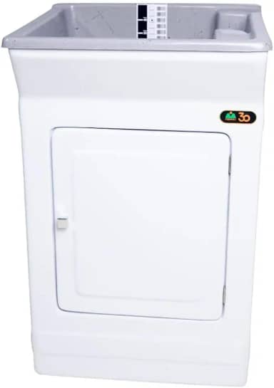 Tanque de Lavar Roupa Fiberblu Madrid 40 Litros Granitado Cinza