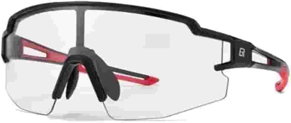 Óculos Ciclismo Fotocromático Preto Vermelho Rockbros