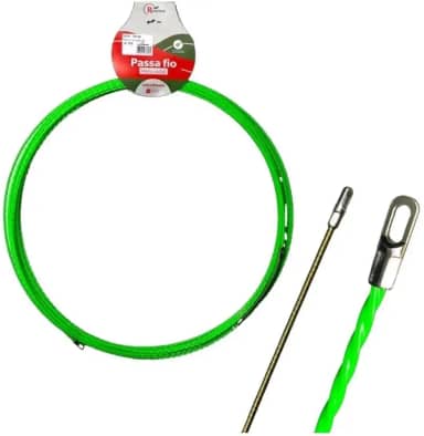 Passa Fio Helicoidal Rohdina, Verde, 10 Metros, Capacidade 150kg