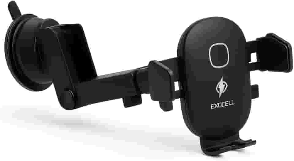 Suporte de Celular para Carro, Apoio Veicular de Celular GPS Smartphone C/Ventosa que Gruda no Painel Vidro Carro Trava Automática Anti Queda Waze Uber PREMIUM ORIGINAL