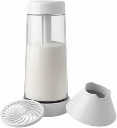 Tapioqueira Prática (Peneira e Polvilhador) – Peneira Manual para Tapioca, Farinha e Goma | Polvilhador Ideal para Tapiocas Tradicionais. (Branco)