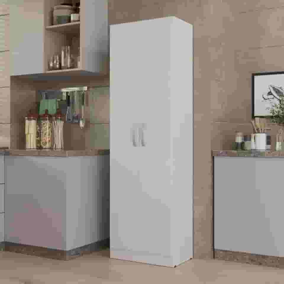 VIA NOSSA - Armário Multiuso 2 Portas e 3 Prateleiras Internas Macau 170cm - ViaNossa