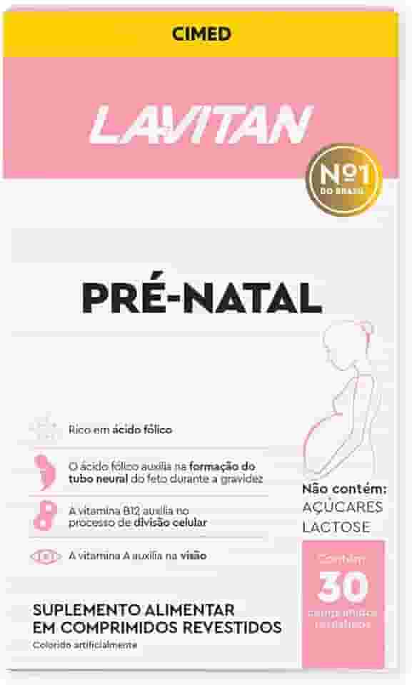 Lavitan Pré-natal Multivitamínico com 30 Comprimidos