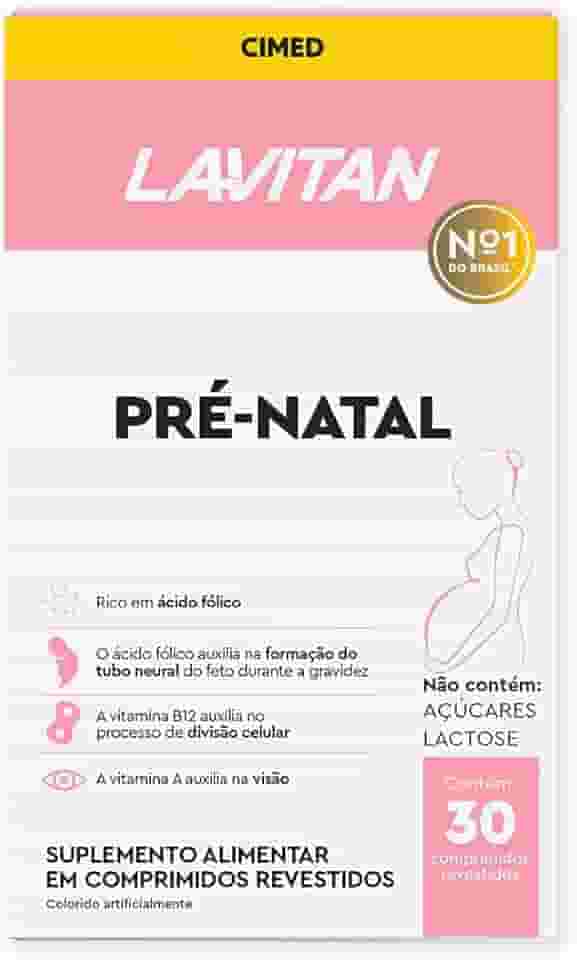 Lavitan – Pré-Natal Multivitamínico Frasco com 30 Comprimidos