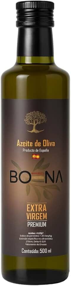 Azeite De Oliva Extra Virgem Espanhol Boena 500ml Vidro