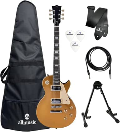 Kit Guitarra Michael Les Paul GM750N GD Capa+Acessórios