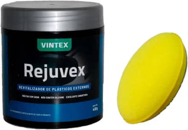 Kit Rejuvex Revitalizador de Plásticos 400g Vonixx - Espuma Aplicadora Protelim