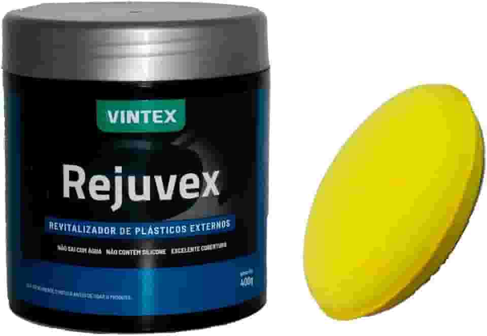 Kit Rejuvex Revitalizador de Plásticos 400g Vonixx - Espuma Aplicadora Protelim