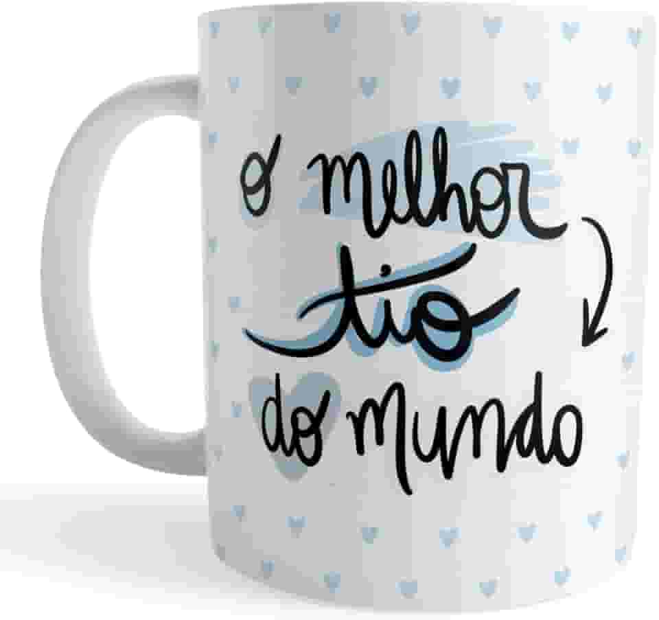 Caneca O Melhor Tio do Mundo – Presente Carinhoso para Tio