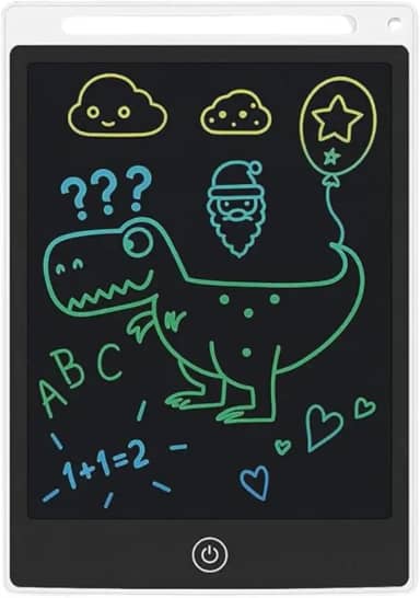 Brinquedo Tablet Infantil LCD Lousa Mágica Para Desenhos Escrita Estudo Criança com Caneta (Branco)