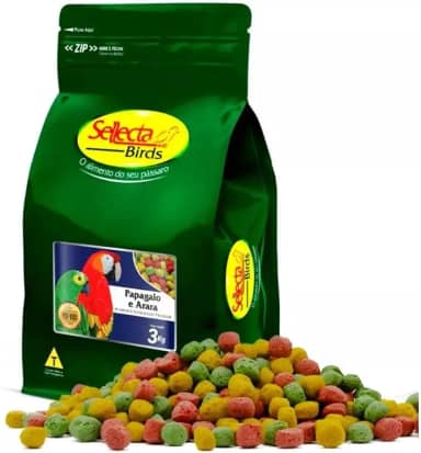Sellecta Extrusado Papagaio e Arara 3kg