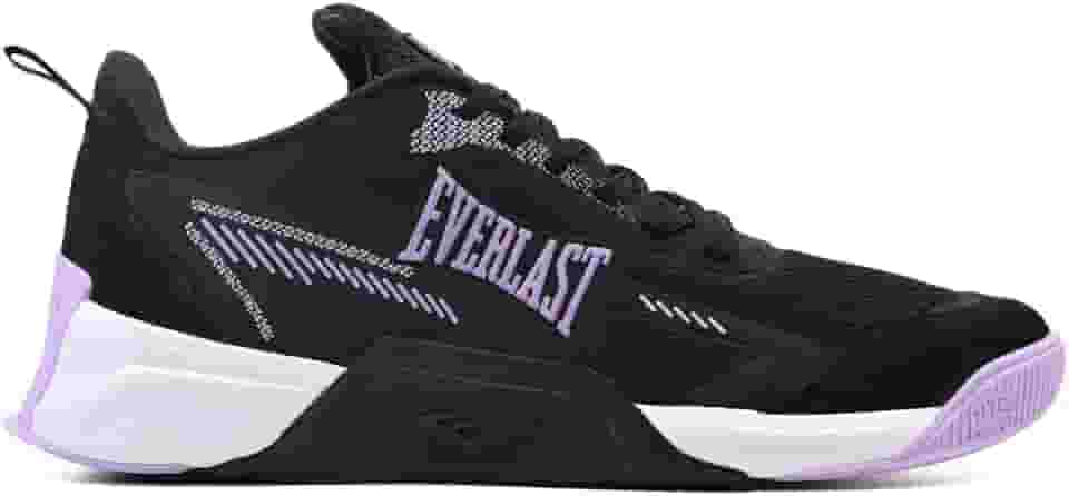 Tênis Everlast Jump 5 Low Feminino Crossfit Treino (Preto/Lilás, BR, Adulto, Numérico, 38)