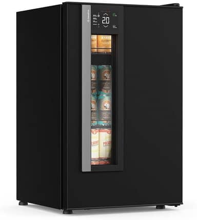 Cervejeira Vertical Metalfrio Beer Maxx One Inverter 114 Litros Glass Viewer Preto Vn12tp 110v