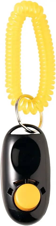 JAMBO PET Clicker Adestramento Com Alça De Pulso Para Treinamento Linha Pop Cor Preto Pequeno Para Cães