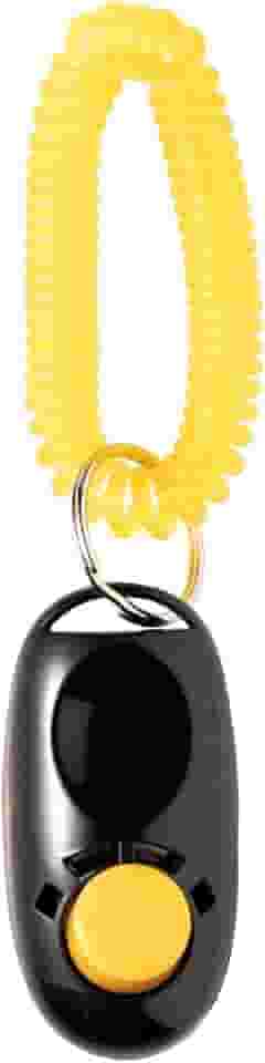 JAMBO PET Clicker Adestramento Com Alça De Pulso Para Treinamento Linha Pop Cor Preto Pequeno Para Cães