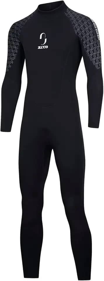 Roupa de mergulho masculina feminina de neoprene premium de 3 mm para mergulho de manga comprida para pesca submarina, snorkeling, surf, canoagem, mergulho