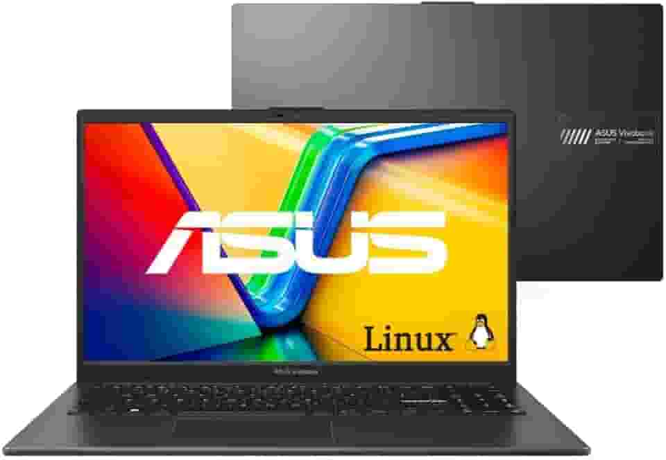 Notebook ASUS Vivobook Go 15 E1504FA AMD Ryzen 5 7520U 16GB Ram 512GB SSD Linux KeepOS Tela 15,6" LED FHD Black - NJ1288