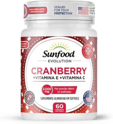 CRANBERRY 2.000MG 60 CAPSULAS SUNFOOD EVOLUTION