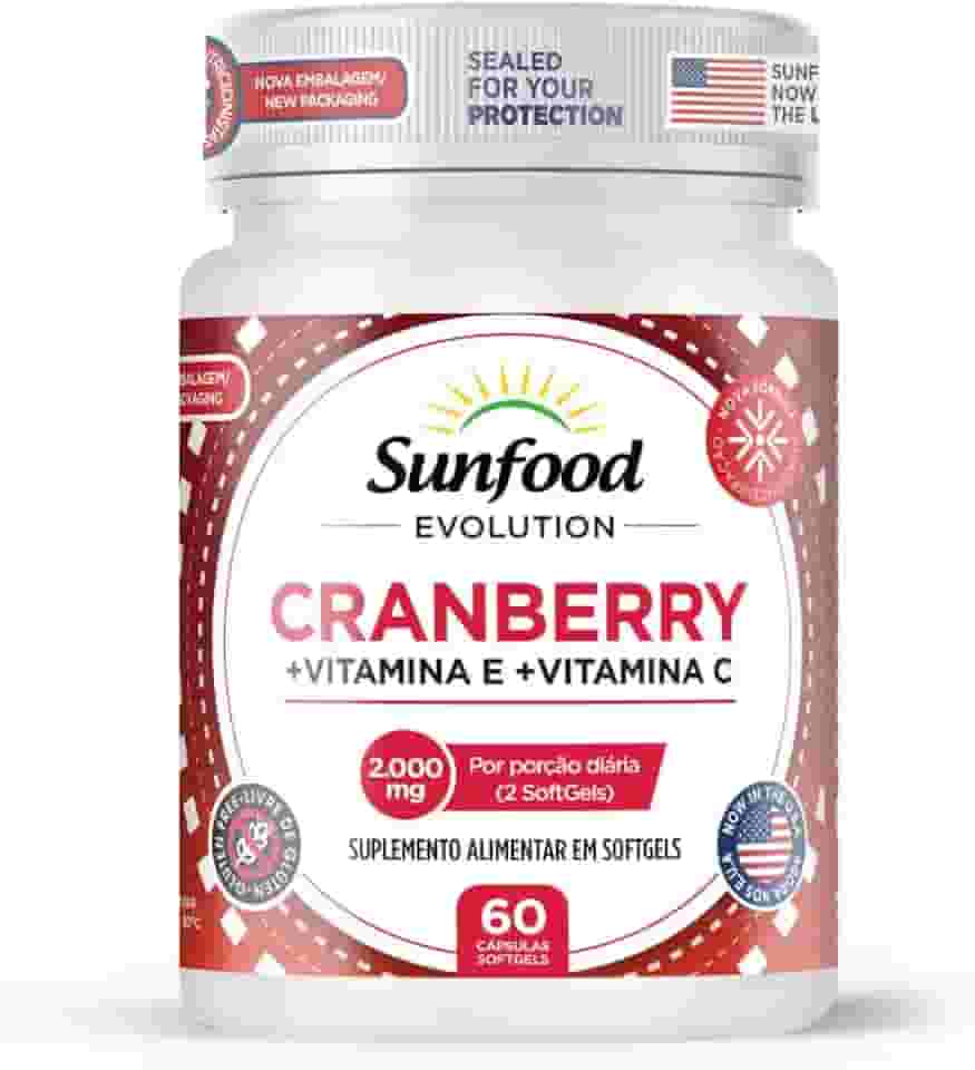 CRANBERRY 2.000MG 60 CAPSULAS SUNFOOD EVOLUTION