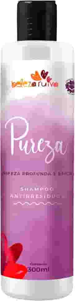 Beleza Ruiva – Shampoo de Limpeza Profunda Pureza 300ml | Limpeza Intensa e Purificante | Remove Resíduos e Impurezas Sem Ressecar