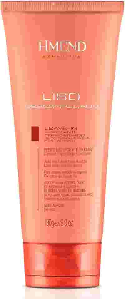 Leave-in Suavizante Com Proteção Térmica Amend Expertise Liso Descomplicado, 180g, Com Ação Bloqueadora Da Umidade Que Prolonga O Efeito Antifrizz