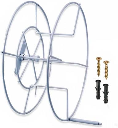 Suporte Enrolador de Mangueira Giratório Grande 30 Metros Evald