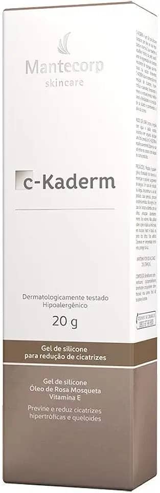 Gel Cicatrizante C-Kaderm Skincare - 20g - Com Vitamina C - Ajuda na Recuperação e Melhora da Aparência da Pele- Mantecorp